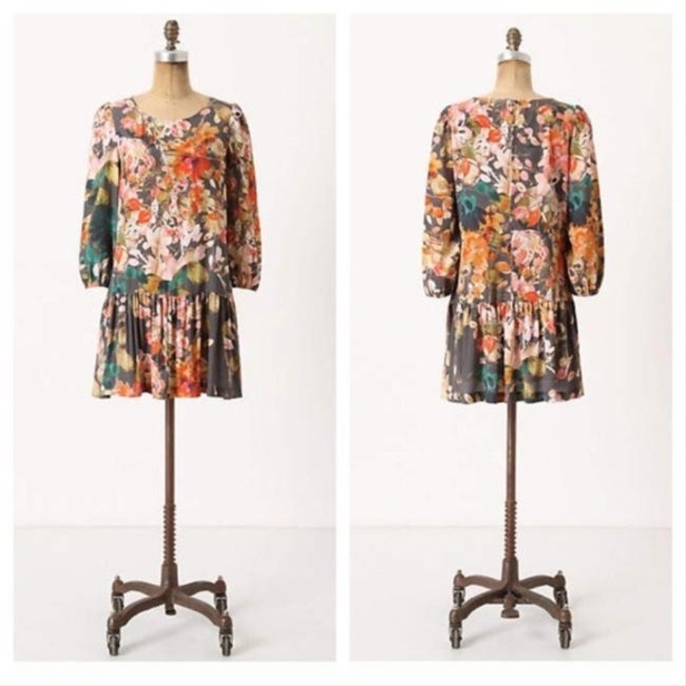 Anthropologie Meadow Rue Minutiae Dropwaist Dress 4